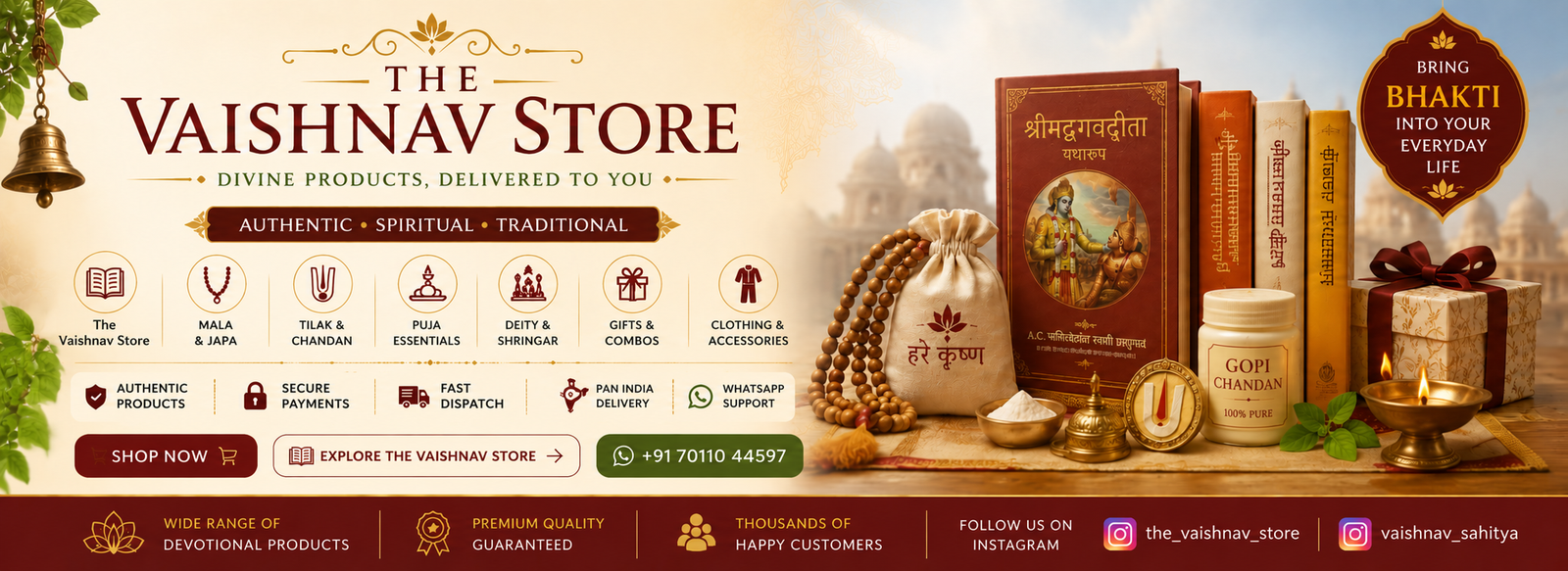 The Vaishnav Store - Divine Products