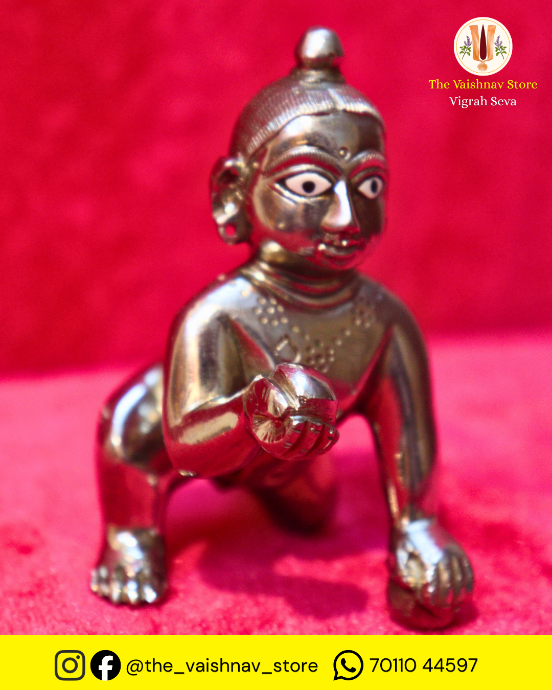 German Silver / Gilet Shri Gopal Ji (Front Quarter View)